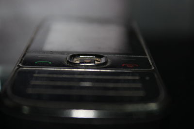 Close-up of camera