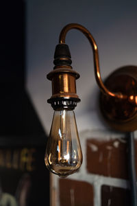 Led light buld made to look like old school edison style light bulbs. 