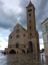 Low angle view of church against sky