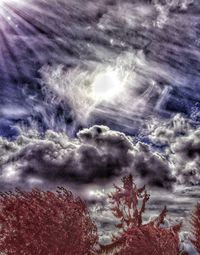 Low angle view of storm clouds in sky