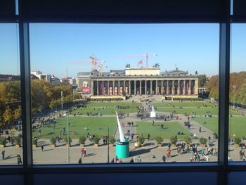 View of people in park