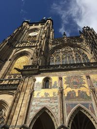 Low angle view of historical building