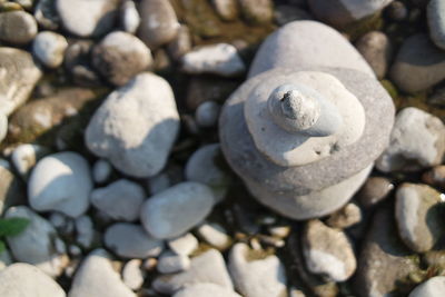 Close-up of pebbles