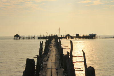 Panoramic view of sea against sky