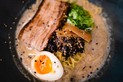 Close-up of food in plate