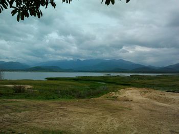 Scenic view of landscape against sky