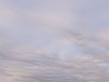 Low angle view of clouds in sky