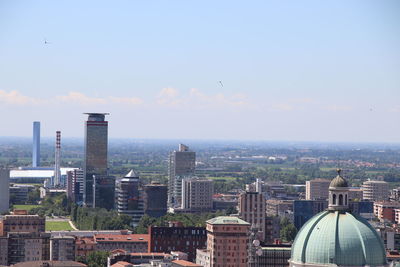 View of buildings in city