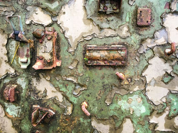 Full frame shot of rusty metal