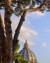 View of cathedral against cloudy sky
