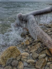 Rocks in water