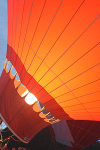 Cropped image of hot air balloon