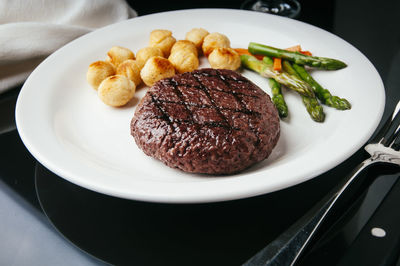 Close-up of food in plate