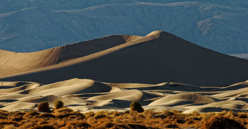 Scenic view of mountain range