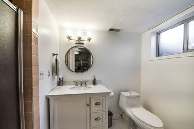 Interior of bathroom