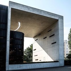 Low angle view of building against sky