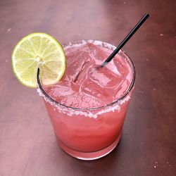 Close-up of drink on table