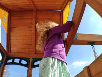 Low angle view of a tower