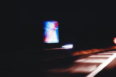 Close-up of illuminated lamp