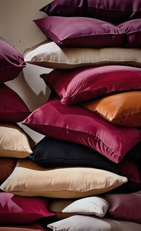 Full frame shot of pillows