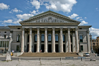 Facade of historical building