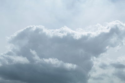 Low angle view of clouds in sky