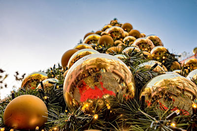 Close-up of christmas decoration