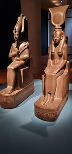 Close-up of buddha statue in museum