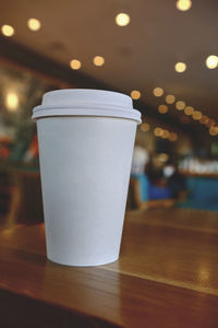 Close-up of drink on table