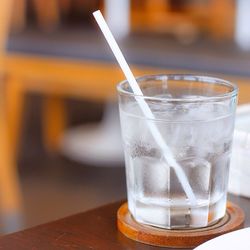 Close-up of drink on table