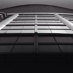 Low angle view of modern building