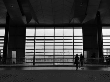 Man walking at airport