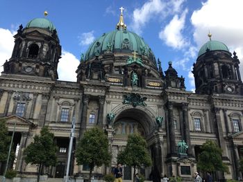 Low angle view of cathedral against sky