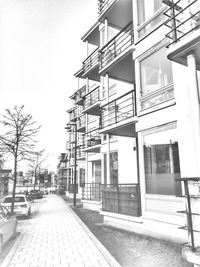 Built structure against sky in city