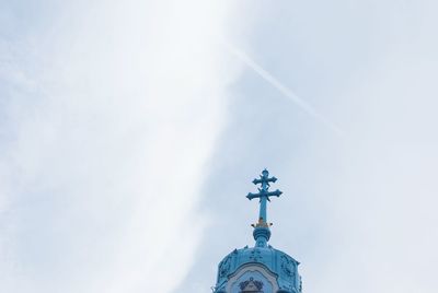 Low angle view of built structure against sky