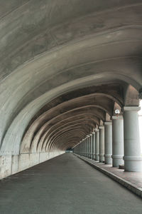 Low angle view of tunnel
