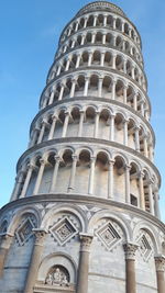 Low angle view of historical building against sky