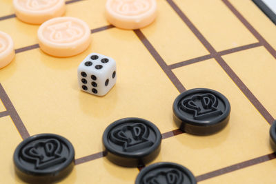 Games,chess,checkers,on white background.