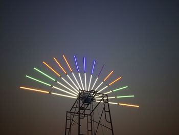 Ferris wheel against clear sky