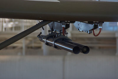 Close-up of machine part