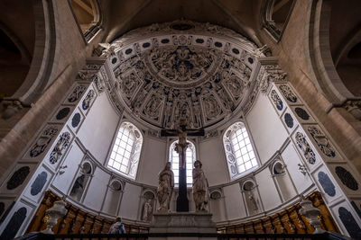 Low angle view of dome of building