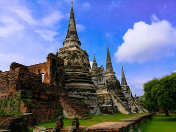 Temple against sky