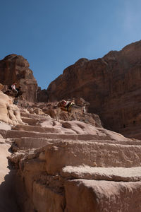 View of rock formations