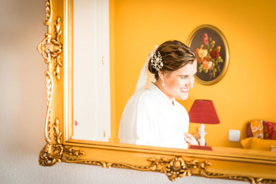 Portrait of a smiling young woman