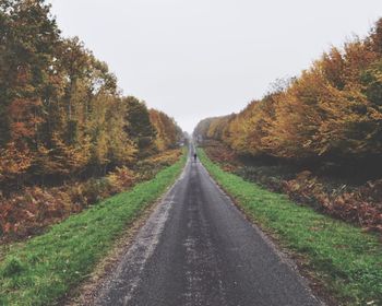 Road passing through landscape