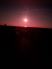 Sun shining through clouds