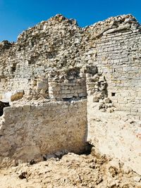 Low angle view of old ruins