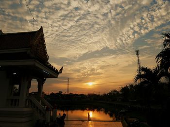 View of dramatic sky during sunset