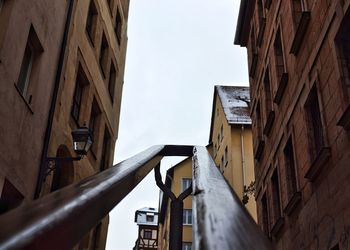 Low angle view of buildings against sky