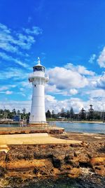 Man made structure. lighthouse at wollongong.  nsw. australia. 